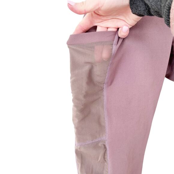 Fabletics Light Brown Cropped Leggings Sz M - Picture 2 of 5